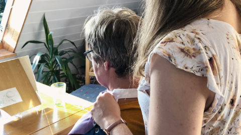 Bild einer Farbanalyse