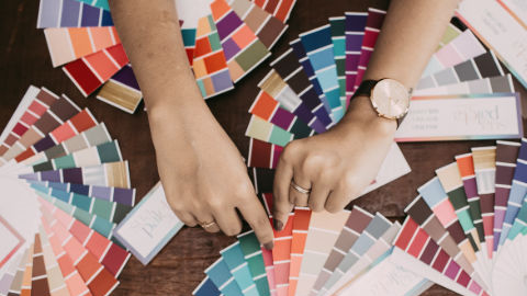 Bild von Farbfächern